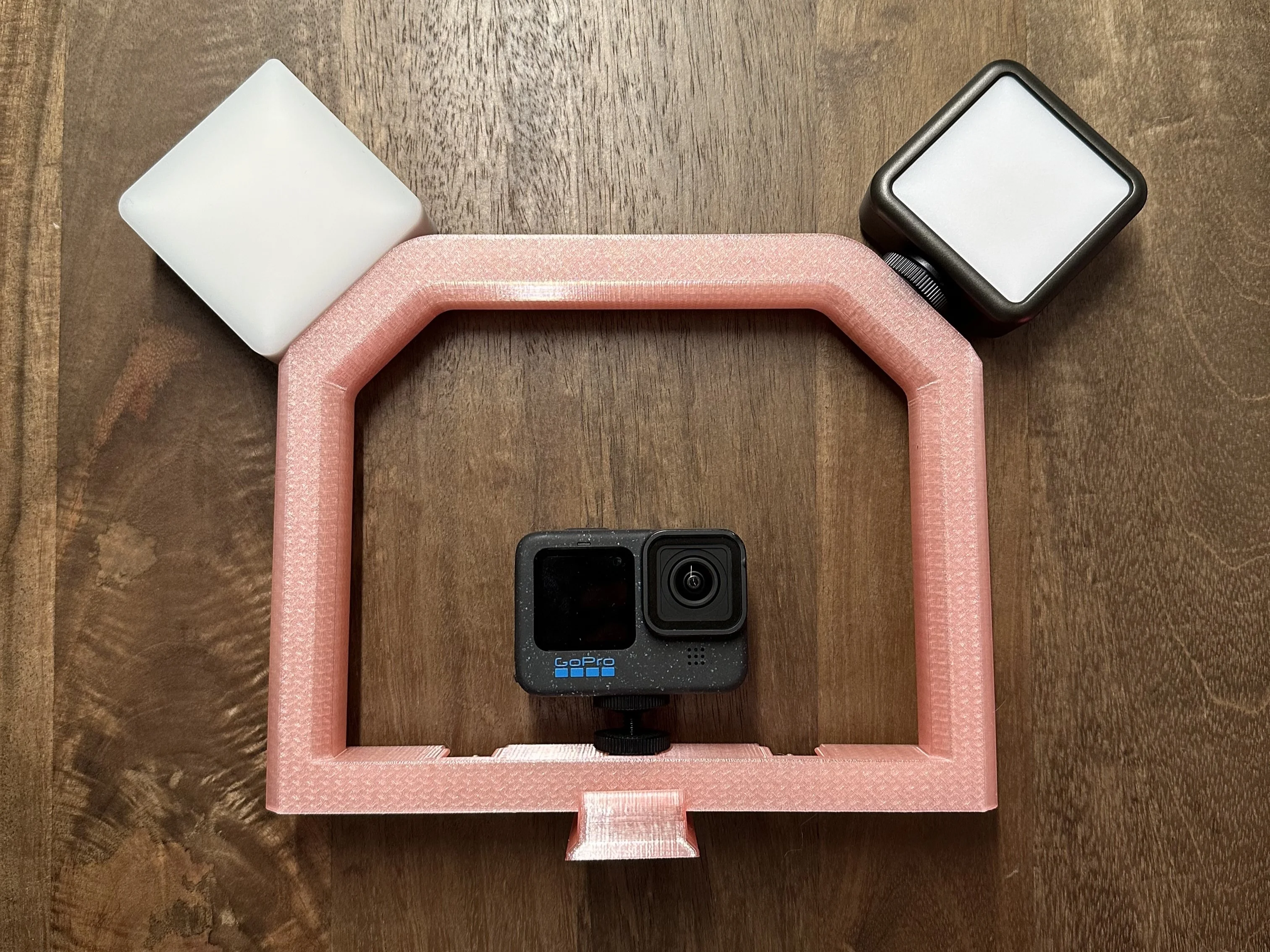 Action Camera Cage Tripod Quick Release Mount 3d model