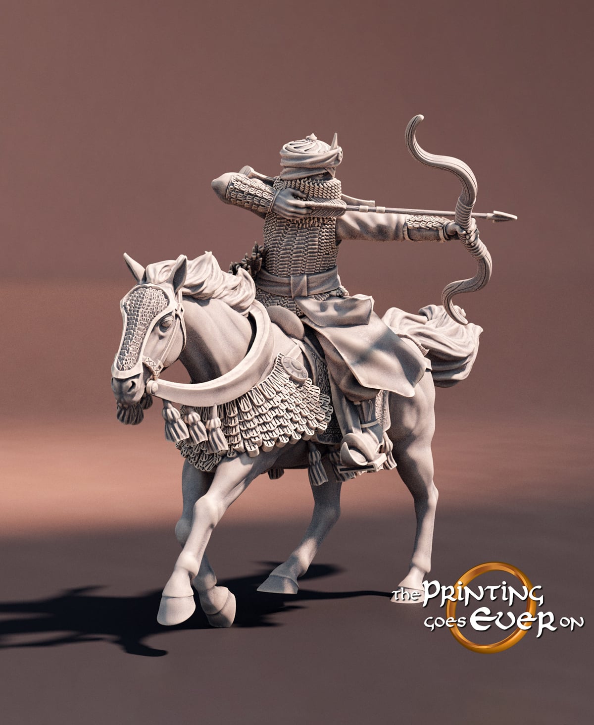 Southerner Archer Mounted 3d model