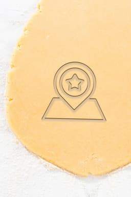 Location Cookie Cutter, Biscuit Cutter 3d model
