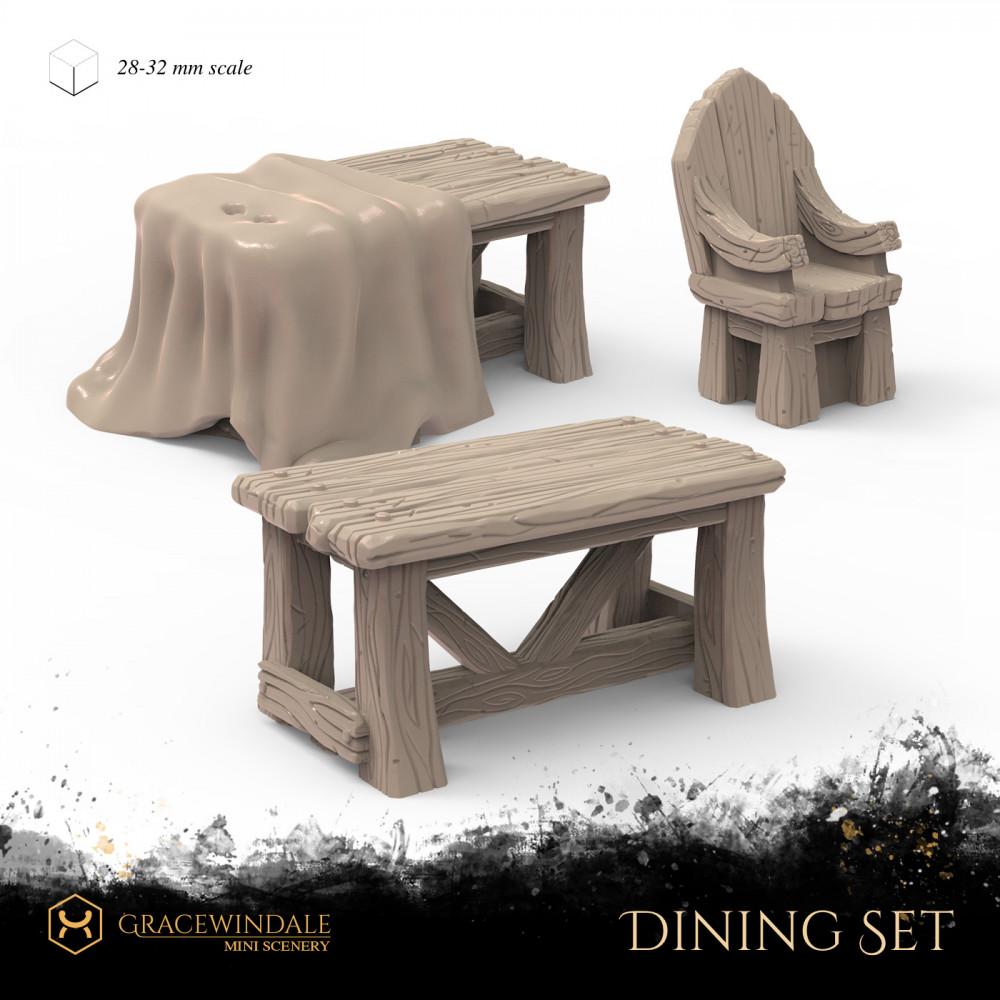 Dining Set 3d model