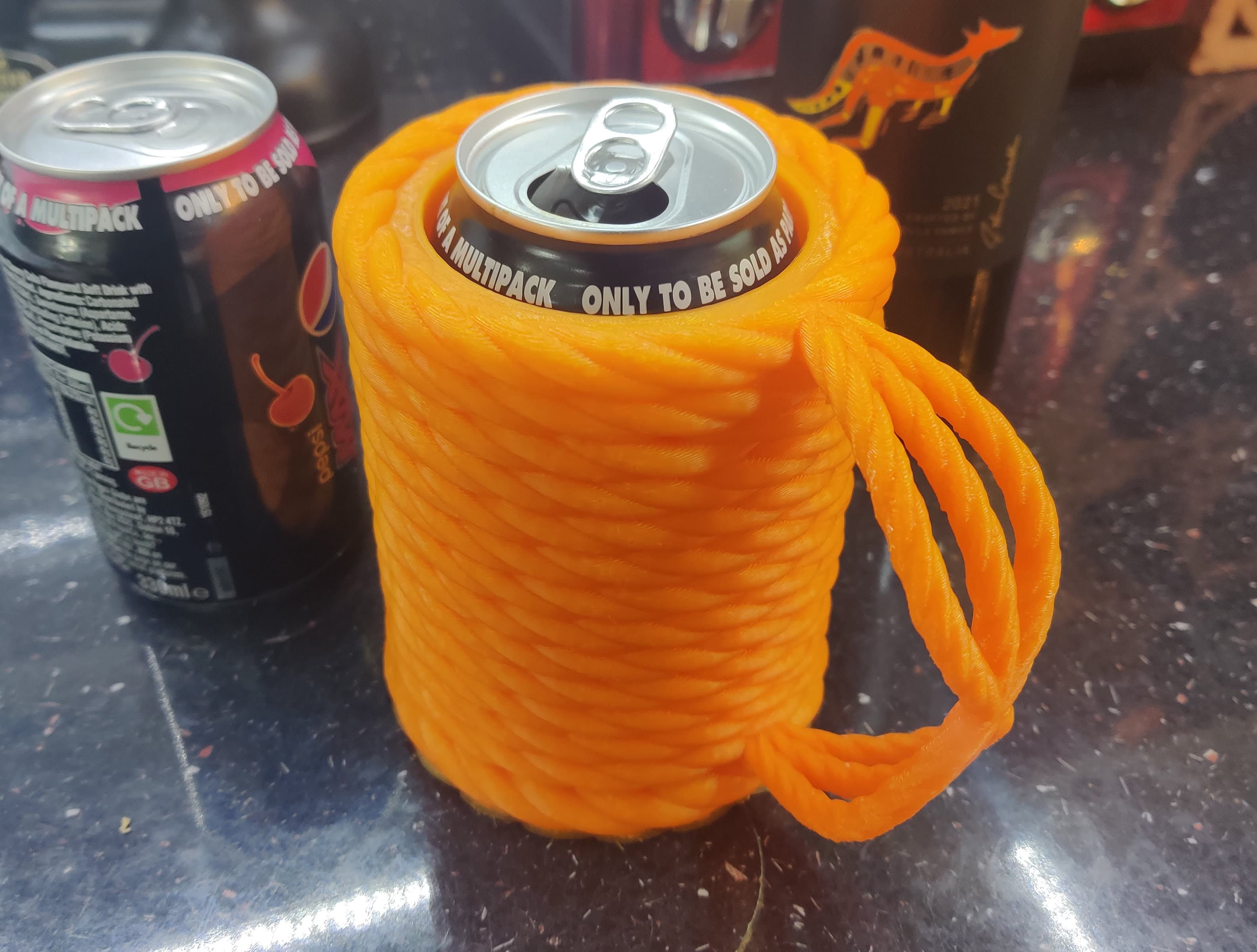 Woven Rope 330ml insulating Can mug - Can koozie 3d model