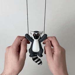 Climbing Lemur Toy 3d model