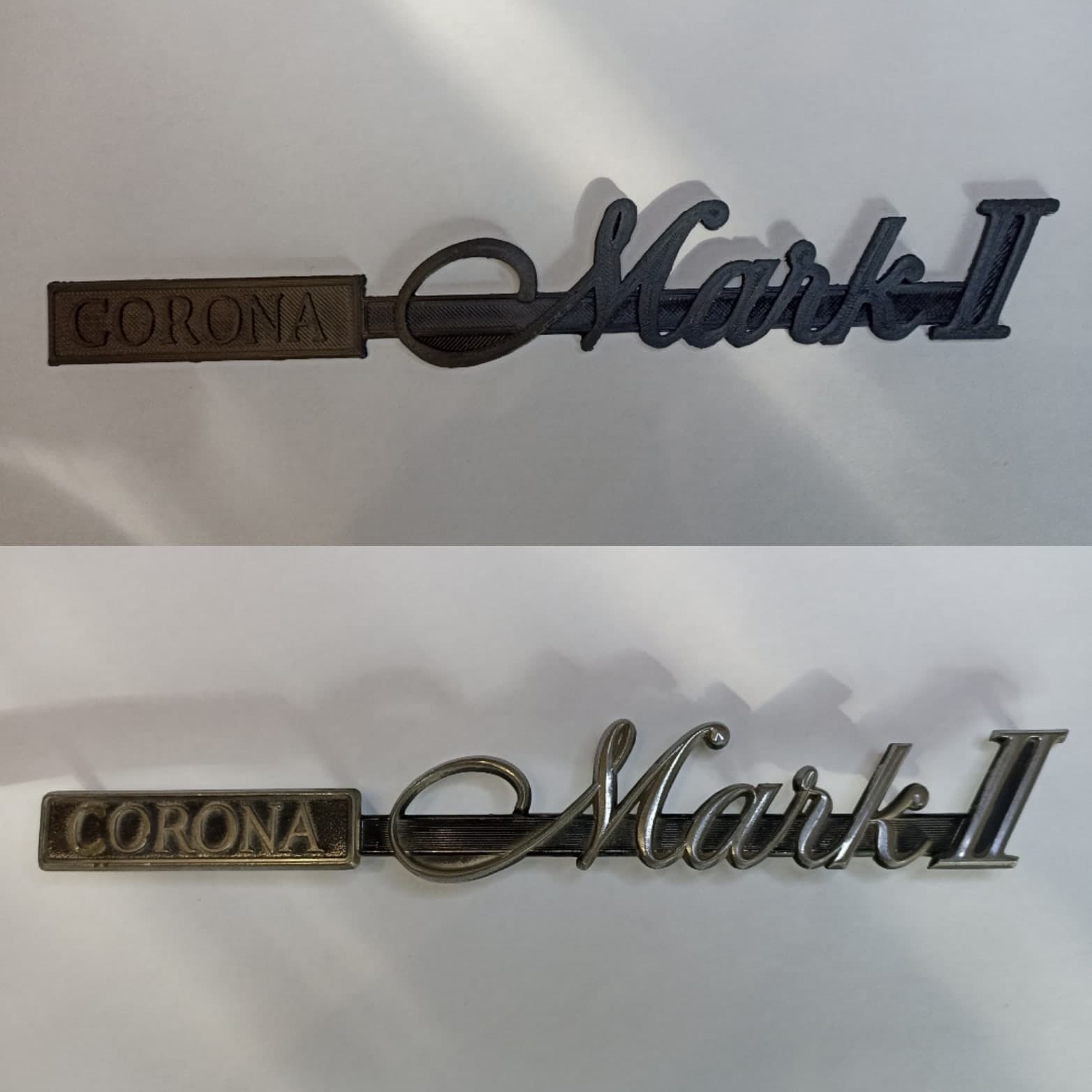 toyota mark 2 nameplate 3d model