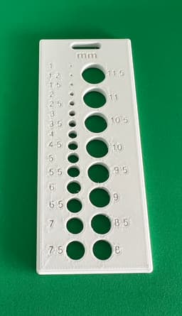 Drilling Tool, Metric Hole, 23 Holes 3d model