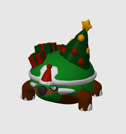 Christmas Torterra (nosupport, 3mf included) 3d model