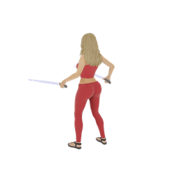 Kim the Sexy Space Knight V2 3d model