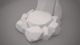 Rock Pedestal | 3D Printable Base 3d model
