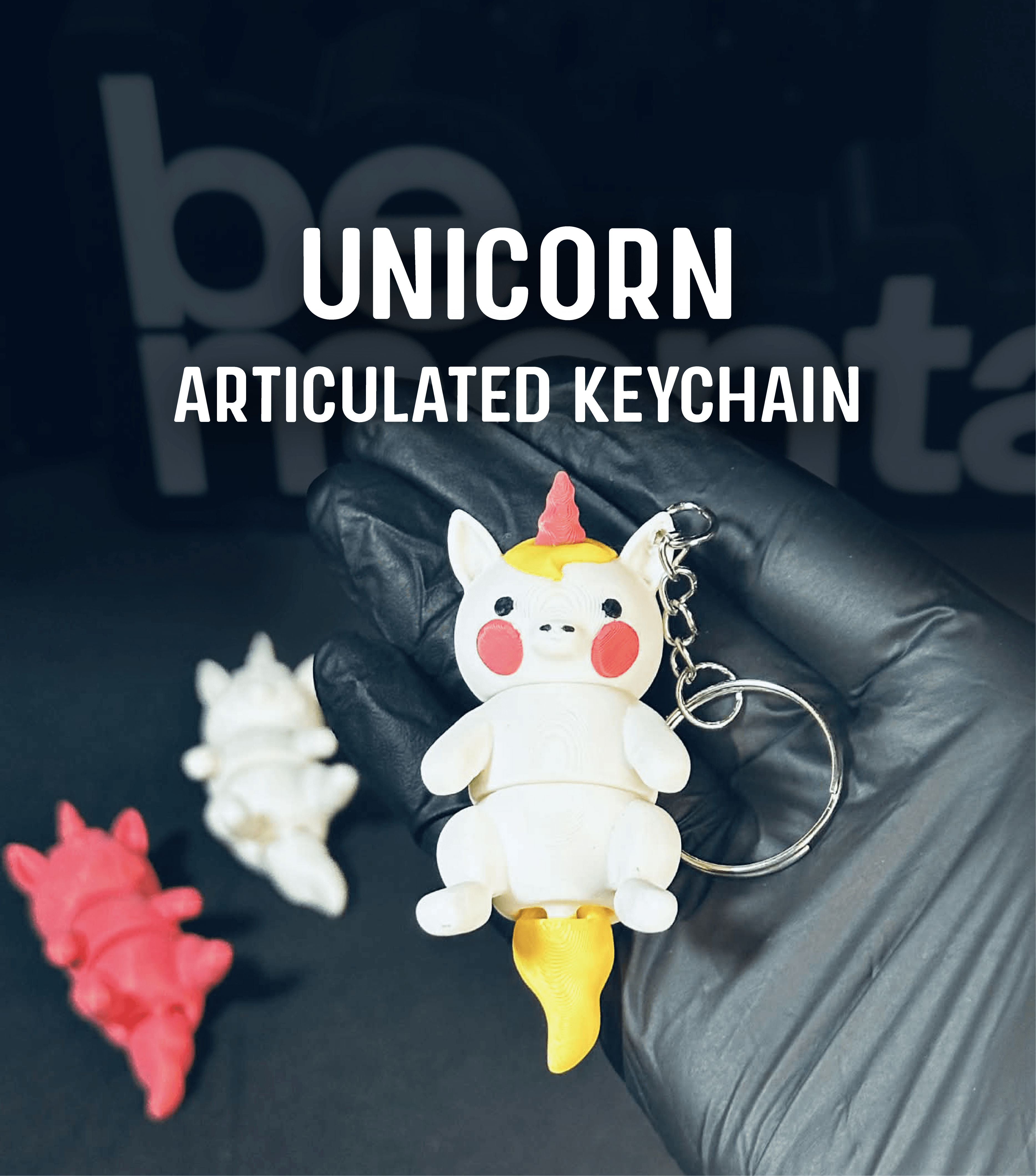 Articulated Unicorn 3d model