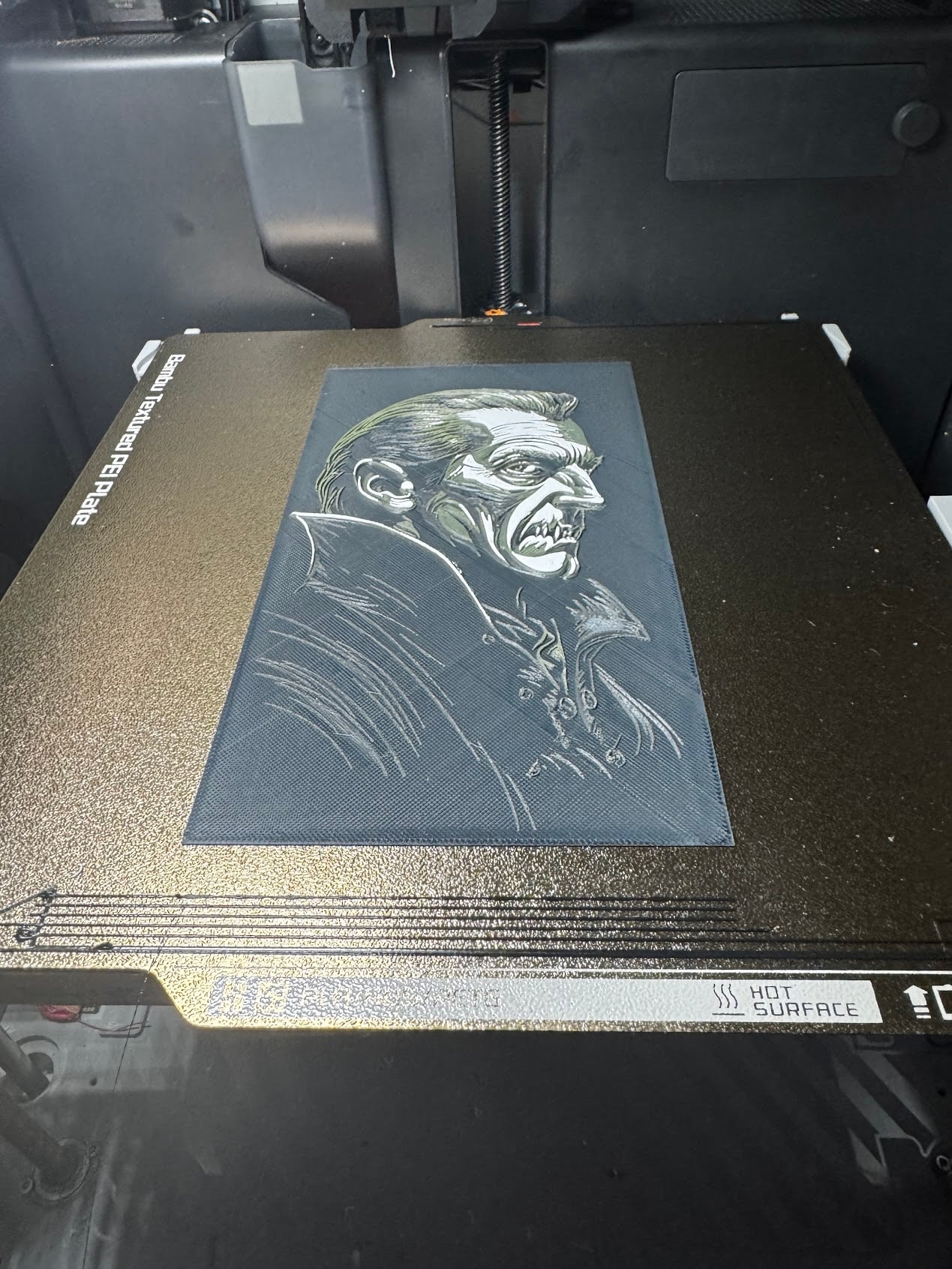 “Drac” – Huetober Monster Portraits in Hueforge 3d model