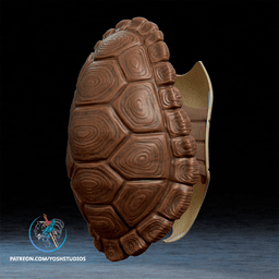 Ninja Turtle Shell 3D Printer STL File 3d model