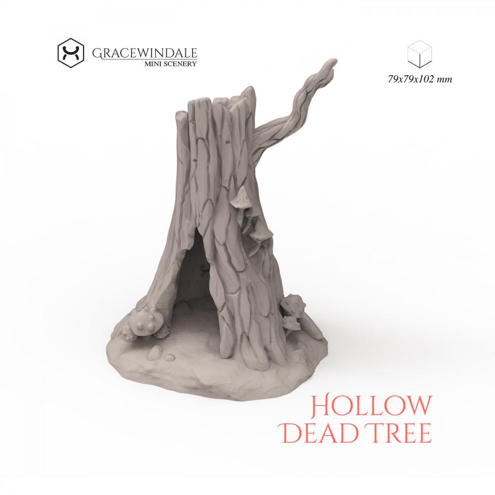 Hollow Dead Tree 3d model