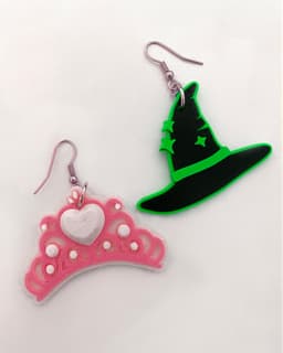 Wicked Earrings 3d model