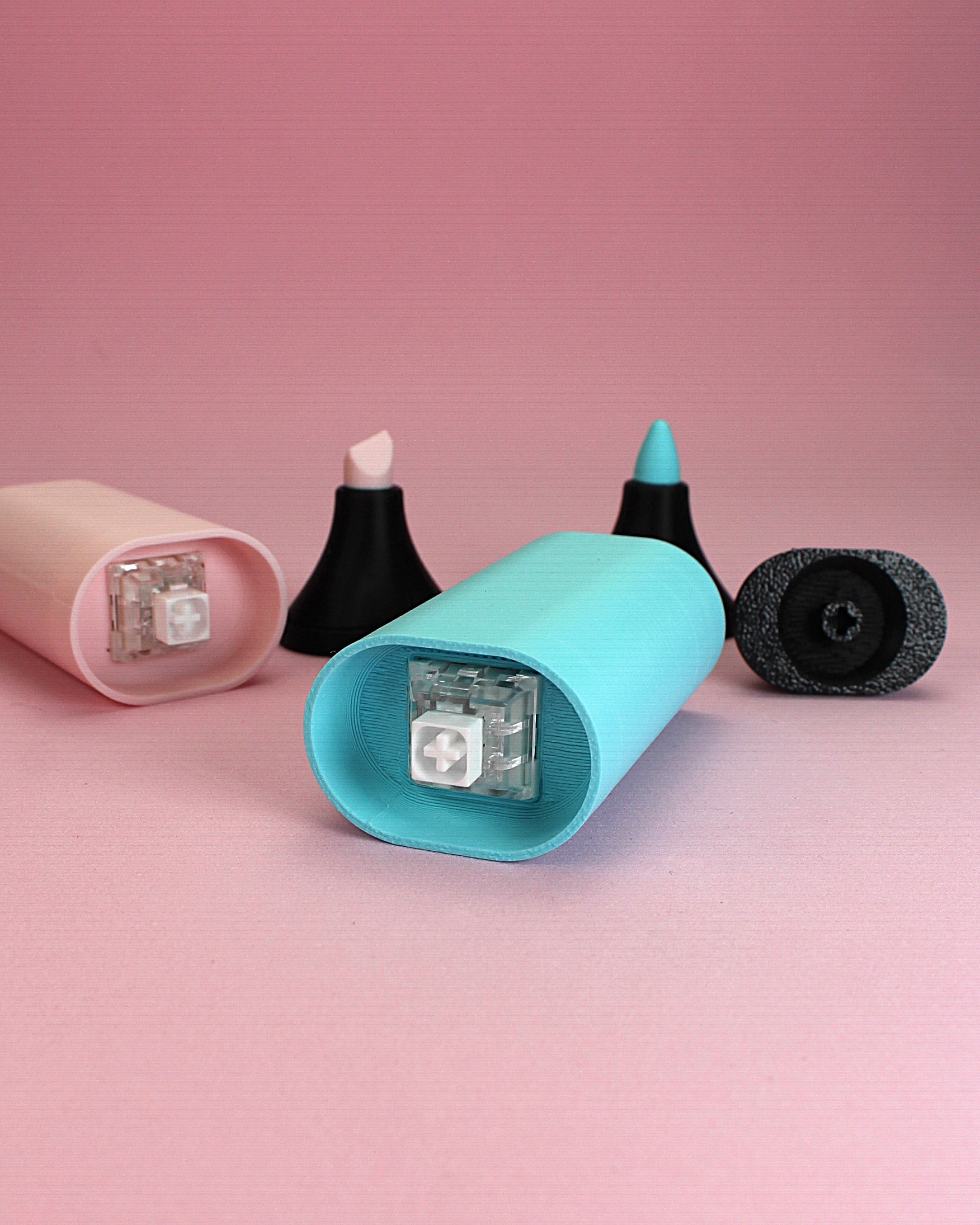 Marker Fidget Clickers Keychain 3d model