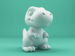 Cute Dinosaur Pack 3d model