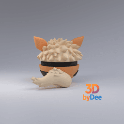 Arcanine Pokeball 3d model