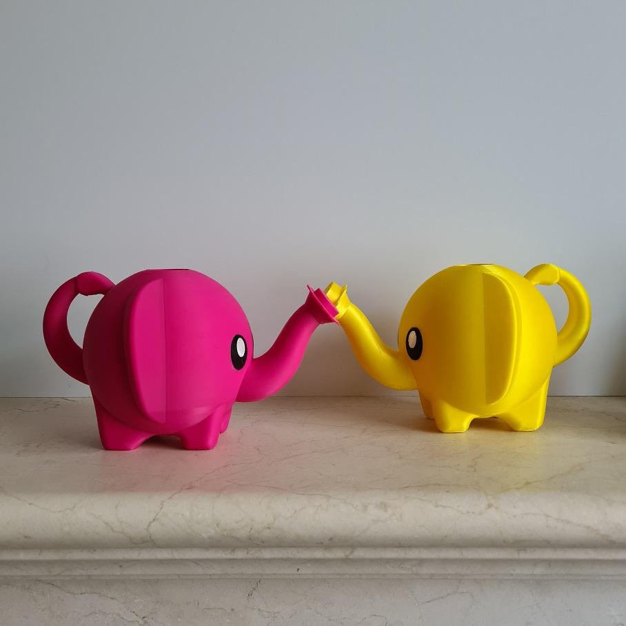 Elephant watering can  3d model