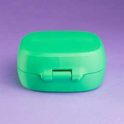 Pocket Blob Mushroom Forest - Mini Playset Art Toy with Latching Case 3d model