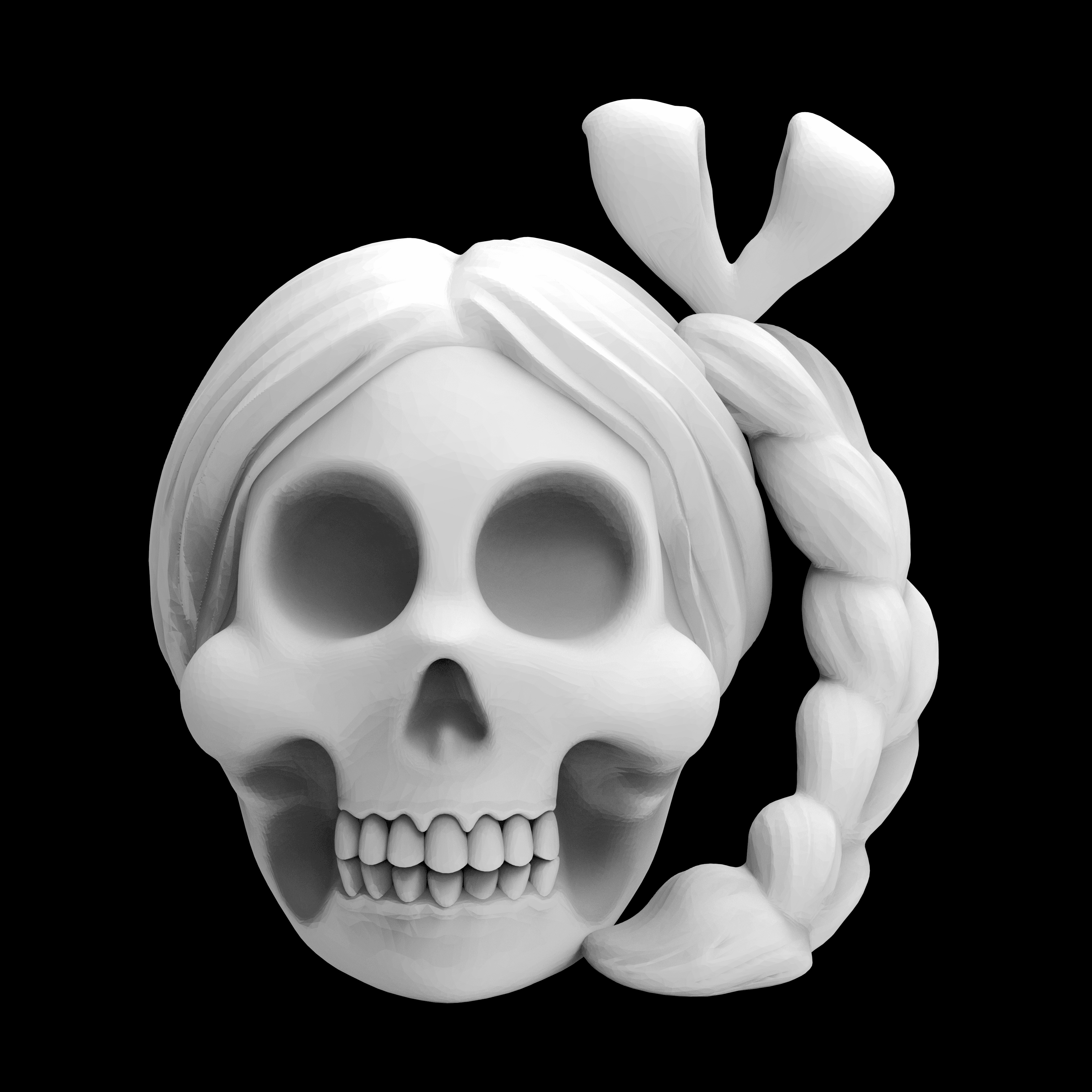 Lady Skull 3d model