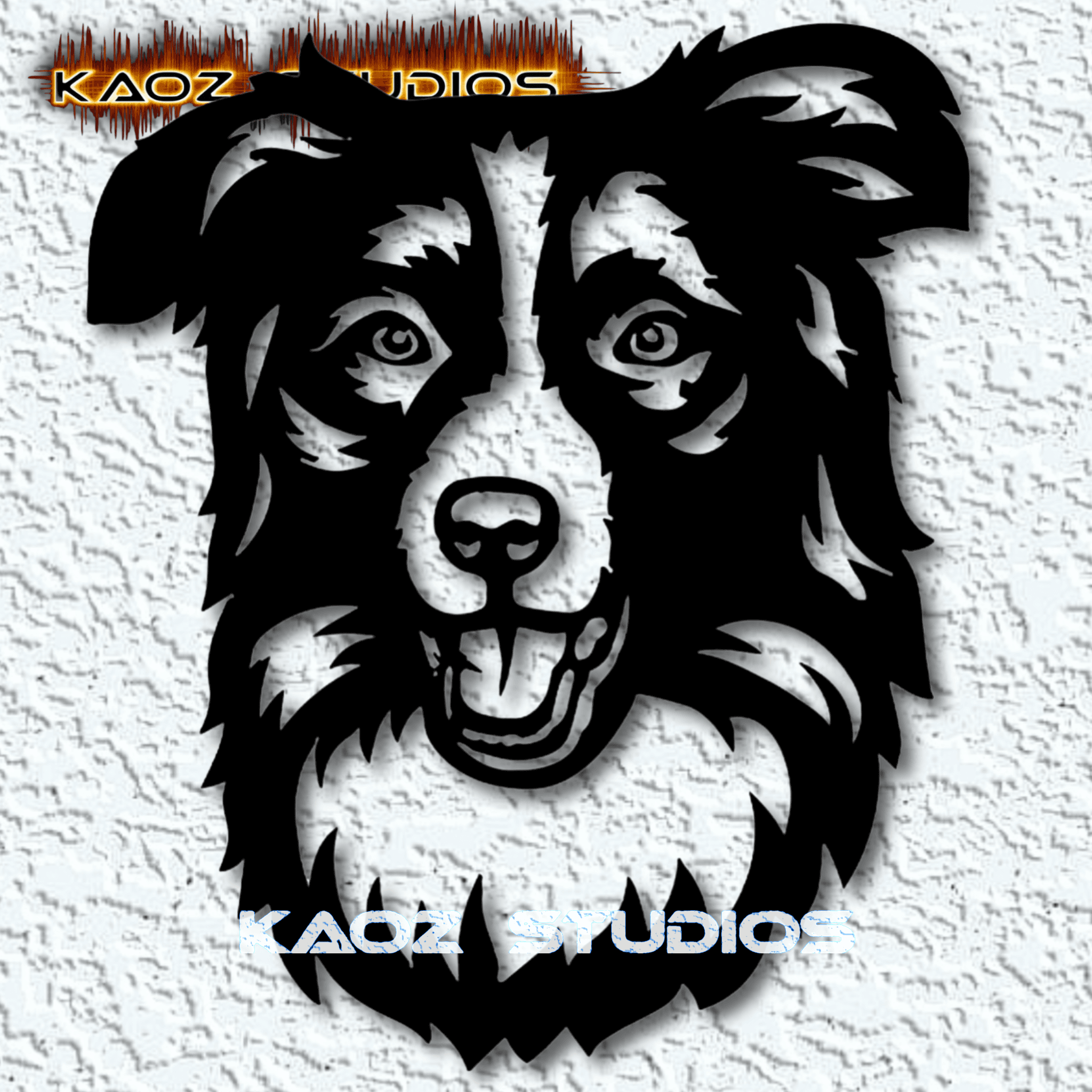 aussie dog wall art australian shepherd wall decor 2d decoration 3d model