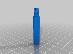 Threaded Rod for Kitchen Sink 3d model