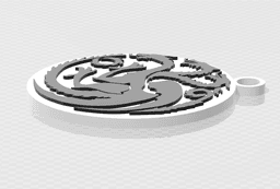 GAME OF THRONES KEYCHAIN 3d model