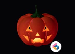 Caterpillar Jack o'Lantern - Carved face 3d model