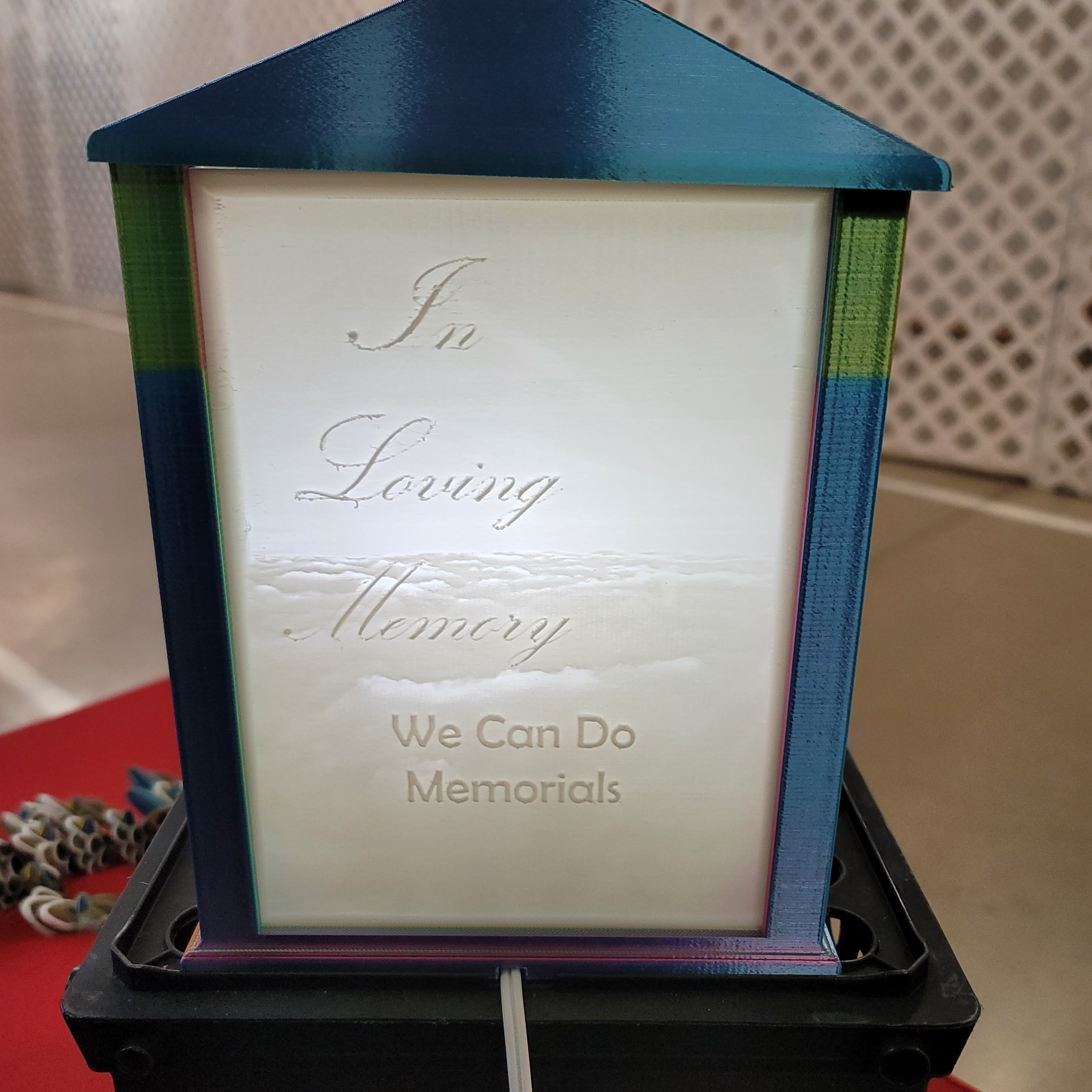 Large Lithophane Lantern 3d model