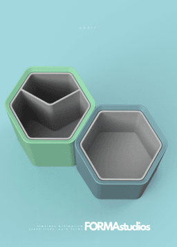 Modular Desk Organizer - FORMAstudios DO017 3d model