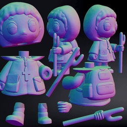 Fe / Faith The Vatican Mascot, FidesThe lightsworn 3d model