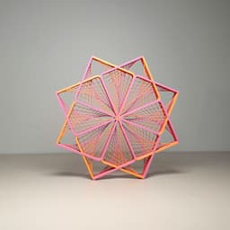 String Flower Artwork 3d model