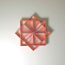 String Flower Artwork 3d model