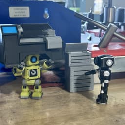 ModBot - Knurl’s Lathe – ModBots Accessory | 3D Printable Miniature Machine Tool 3d model