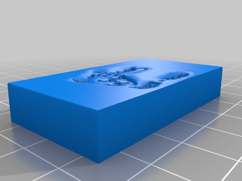 Ataturk Engraving 3d model