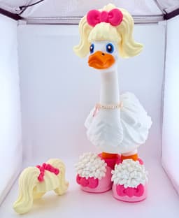 Cheerleader Goose Gear for Porch Goose 3d model