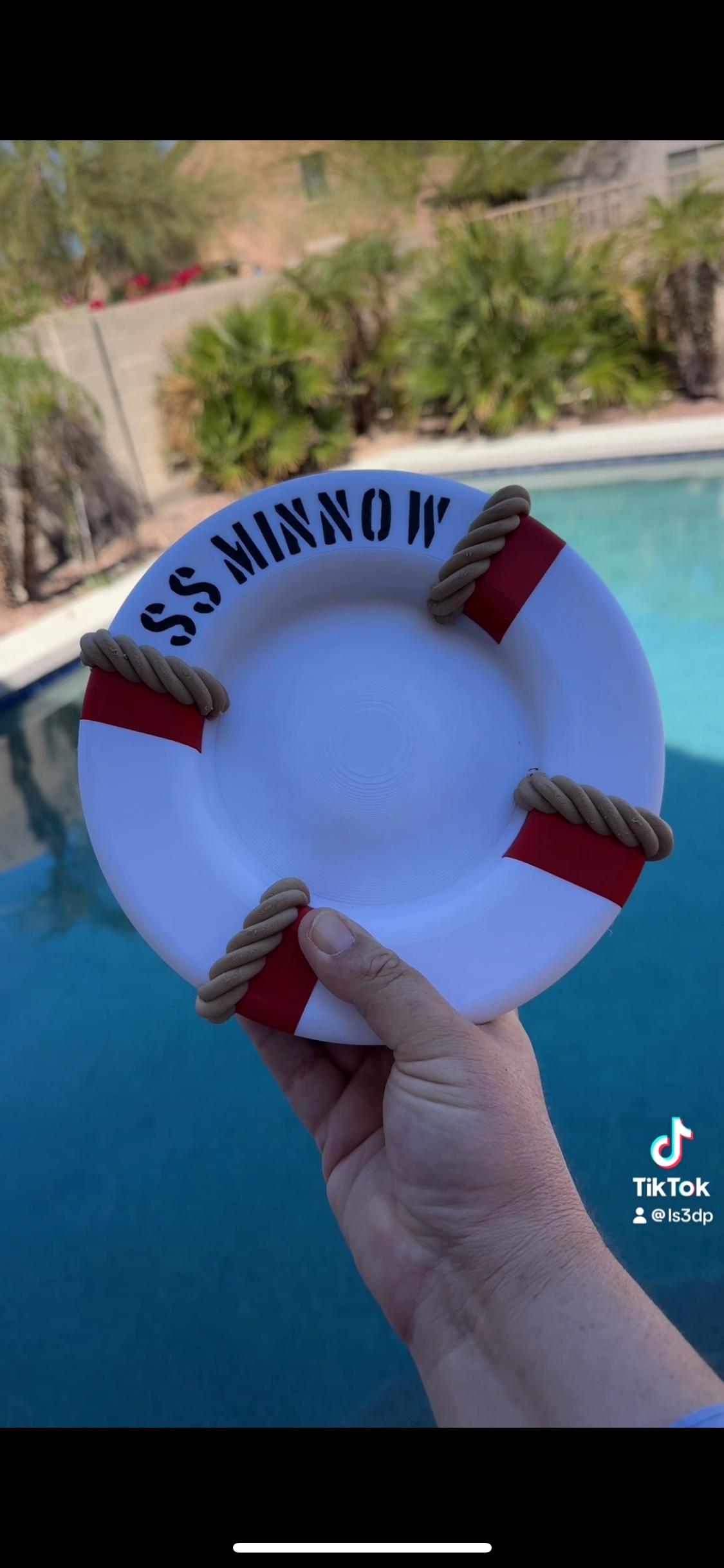Chlorine Pool Tablet Float - Shark Fin, Life Preserver and Standard Lid. Why Buy? When you can make? 3d model