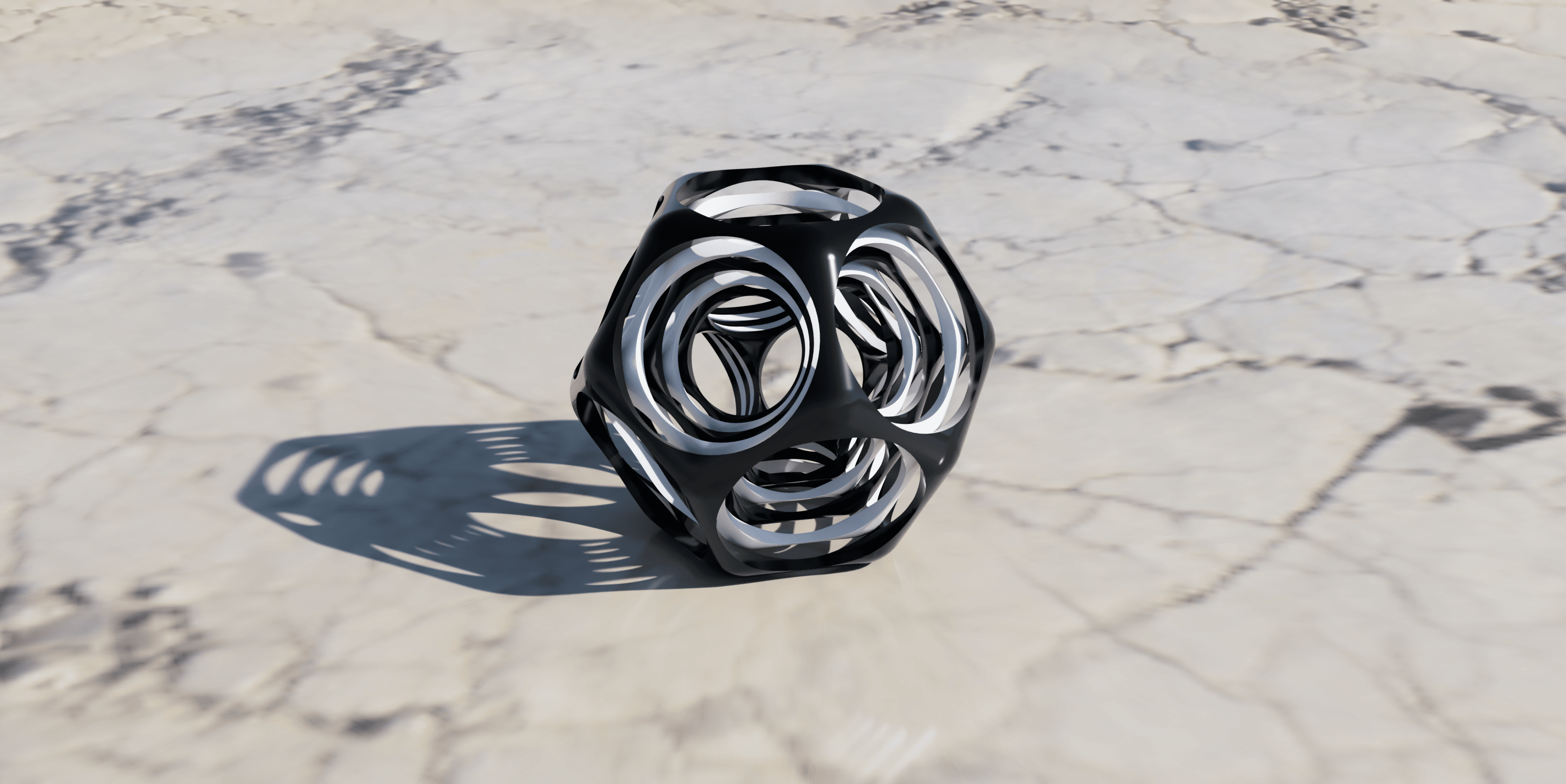 Dodecahedrom Print in Place 3d model