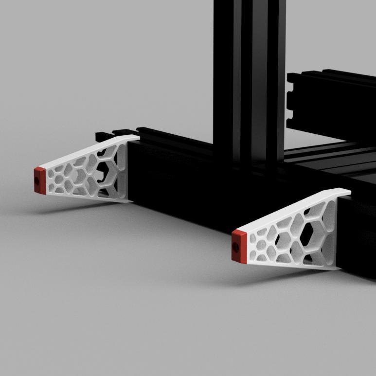 Ender 3 S1 - Snap On-Side Feet 3d model