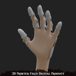 Dolly Cosplay Hand and Fingers 3d model