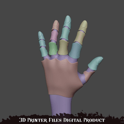 Dolly Cosplay Hand and Fingers 3d model