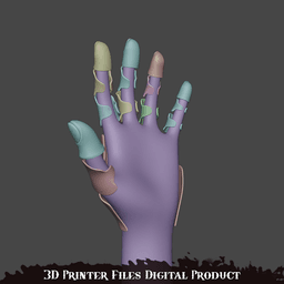 Dolly Cosplay Hand and Fingers 3d model