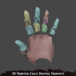 Dolly Cosplay Hand and Fingers 3d model