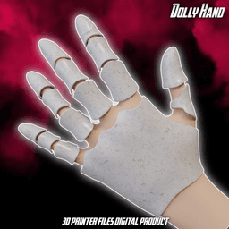 Dolly Cosplay Hand and Fingers 3d model