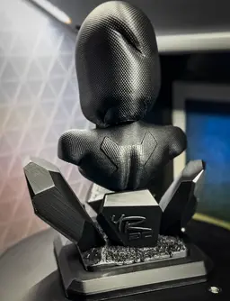Spider Gwen Bust (Stylized Fan art) 3d model