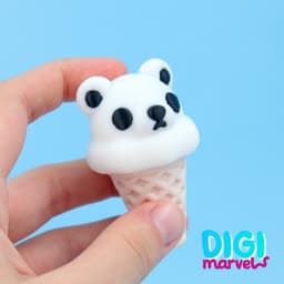 Christmas Ice Cream Clickers 3d model