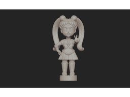 Sailor Moon- Chibi Sailor moon 3d model