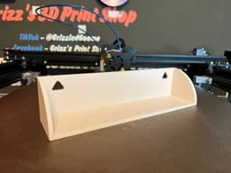 Simple wall shelf - Print in place 3d model