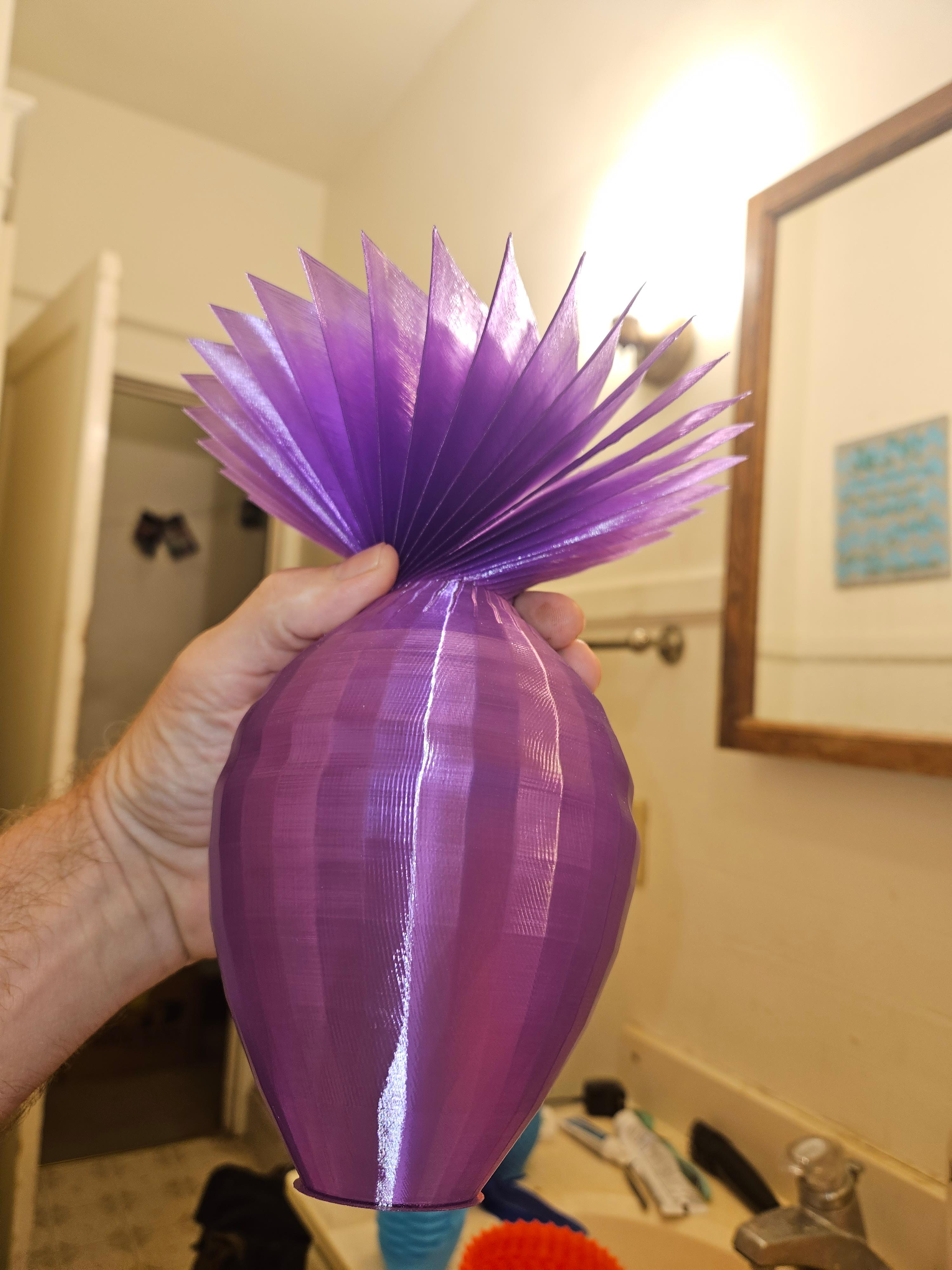 Petal vase challenge  - Print it on CR10 - 3d model