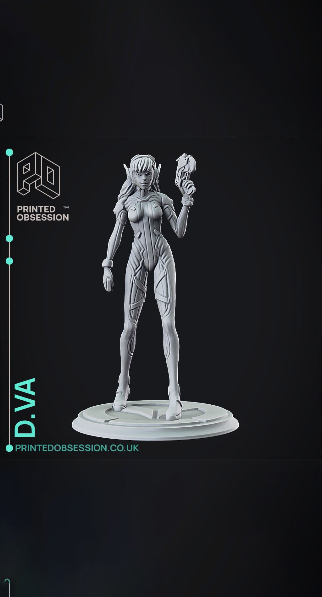 D.va - Overwatch - Fan Art 3d model
