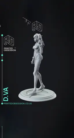 D.va - Overwatch - Fan Art 3d model