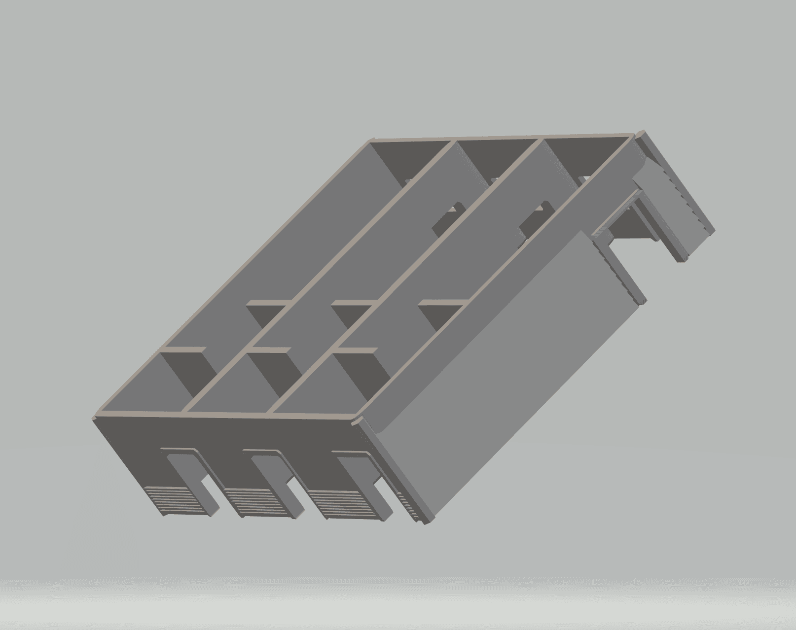 FHW: Mini Town Strip Mall (28mm) 3d model